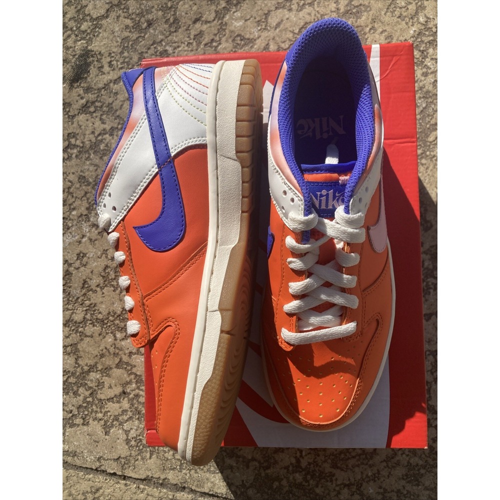 NEW Nike Dunk Low SE (GS) Size 5.5Y Safety Orange 7w FN0600-801 NIB